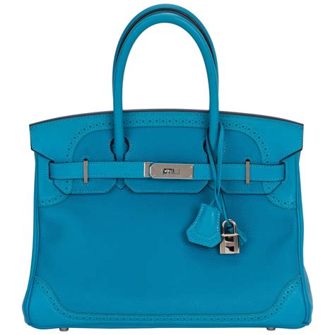 turquoise hermes bag|turquoise HERMÈS Women Handbags .